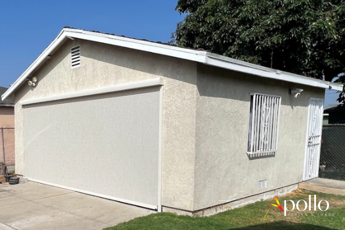Retractable Screen Garage Door_ 95 Desert Sand - Compton_ CA-2.jpg